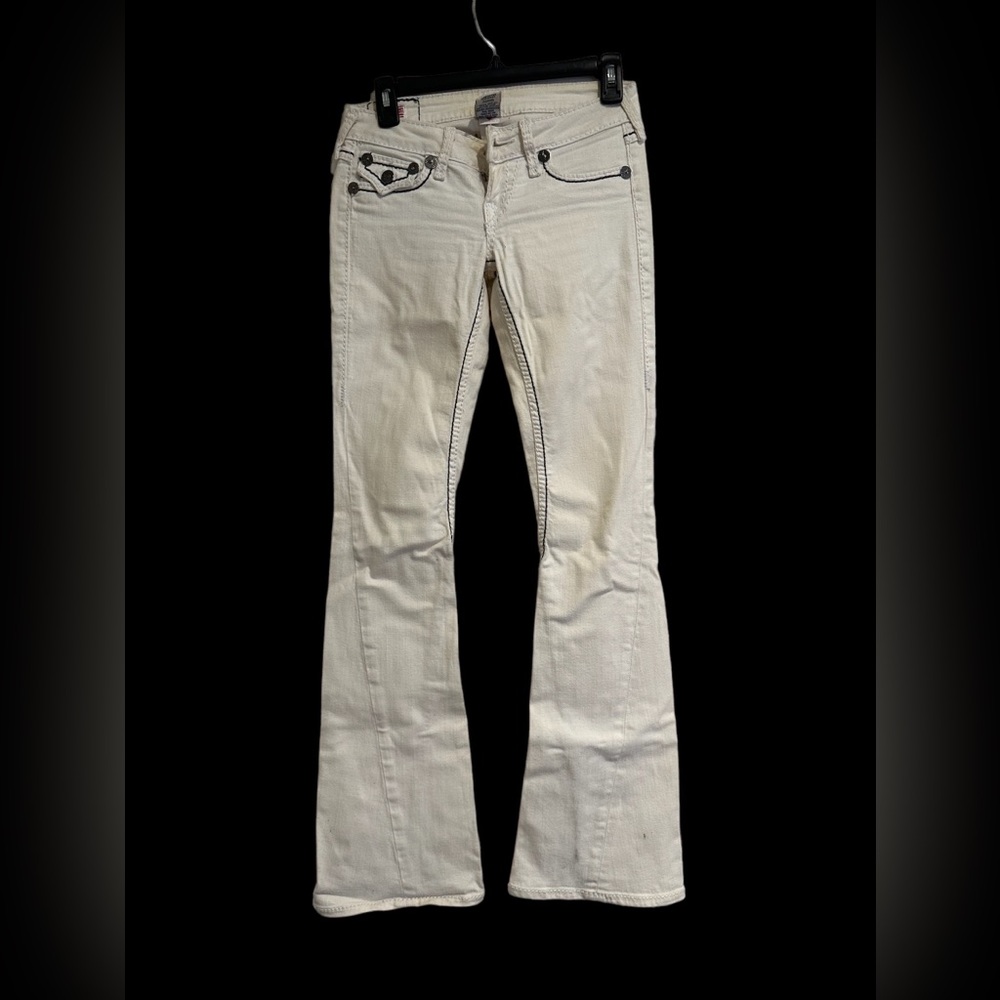 True Religion White Jeans 26
